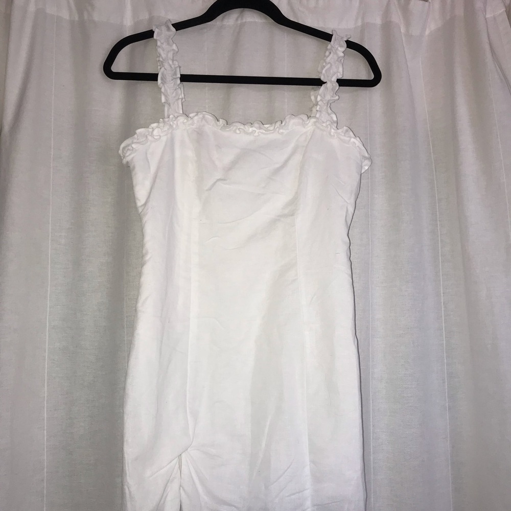 Princess Polly white linen dress